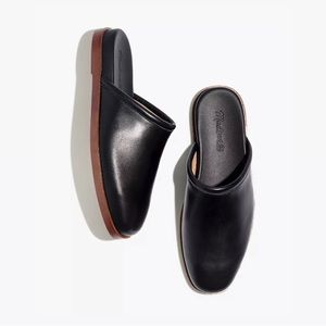 Madewell The Louisa Mule in True Black Size 11